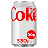 Diet Coke 330ml PM 90p (Case of 24)  Adomoo
